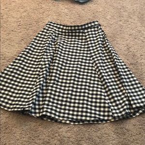 Madison Jules Gingham Skirt